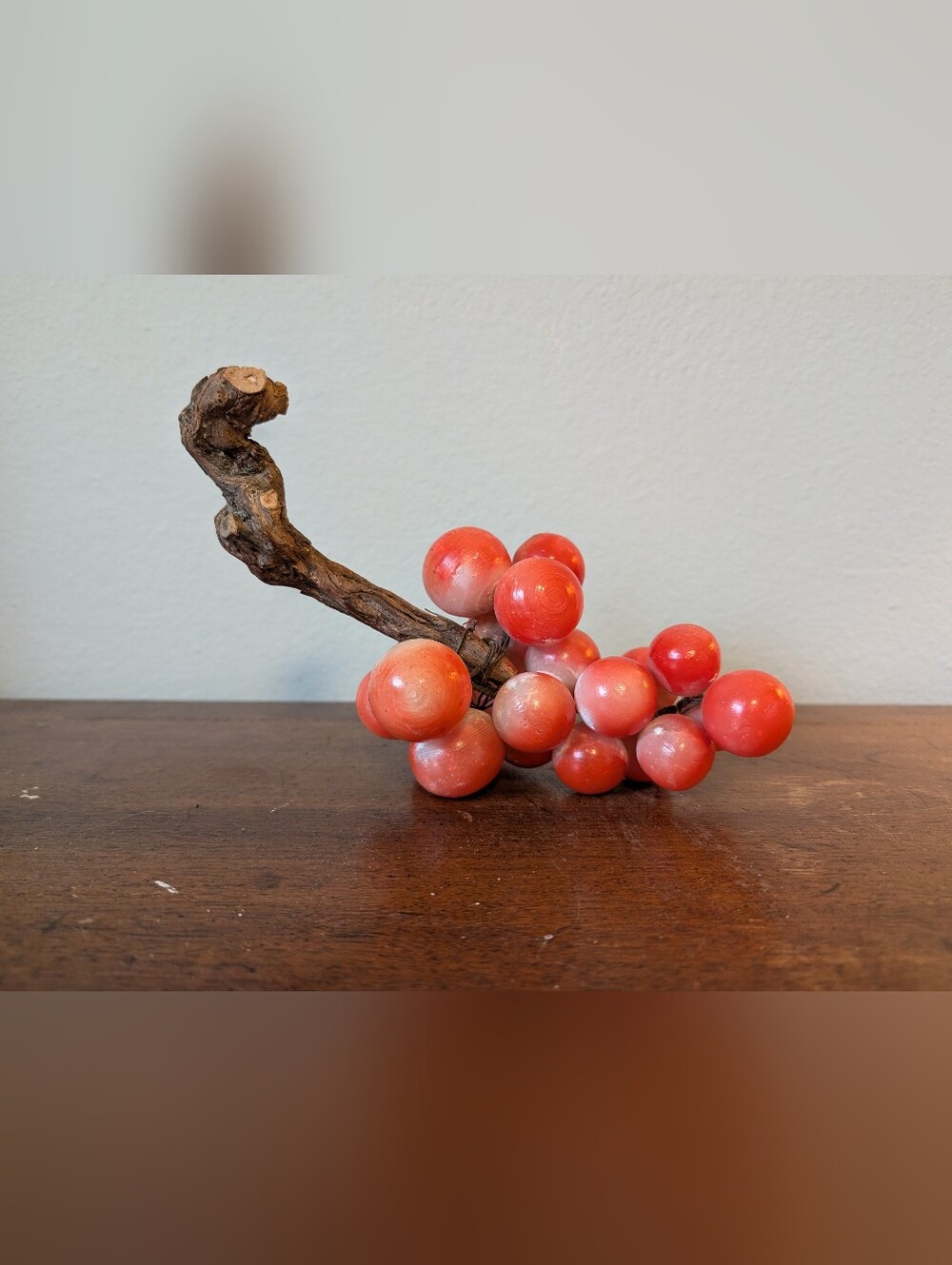 Vintage Bunch Of Alabaster Grapes